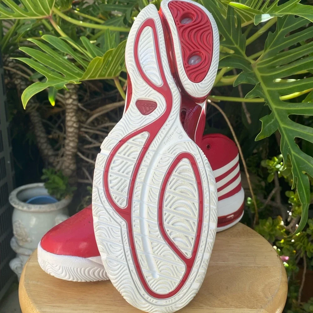 Adidas TS Commander LT G08124 Red White Basketball Shoes - Picture 5 of 8